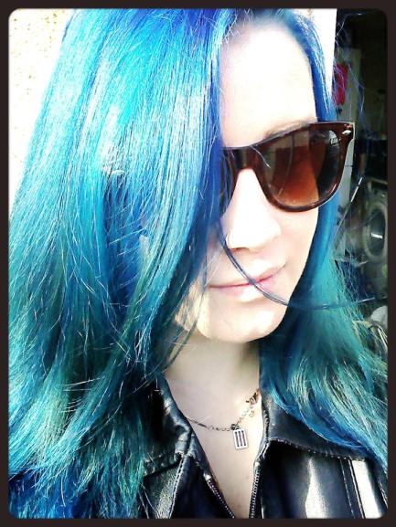 I currently have blue hair and feel like a mermaid.